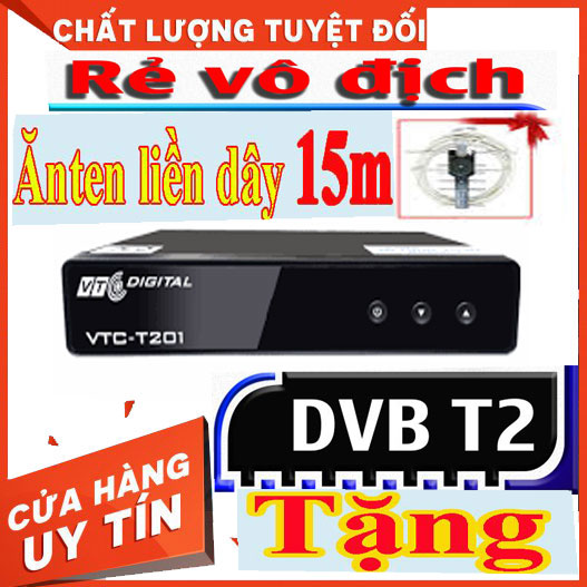 Đầu Thu Kỹ Thuật Số DVB T2 VTC T201