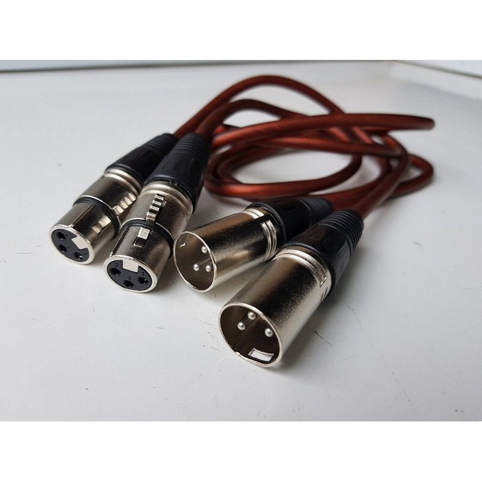 Combo 1 cặp dây Canon đực ra Canon cái (0.8m)