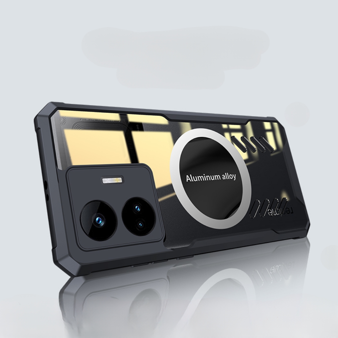 Ốp lưng Oppo Realme GT Neo 5 thoát khí chống sốc thể thao lưng trong viền màu