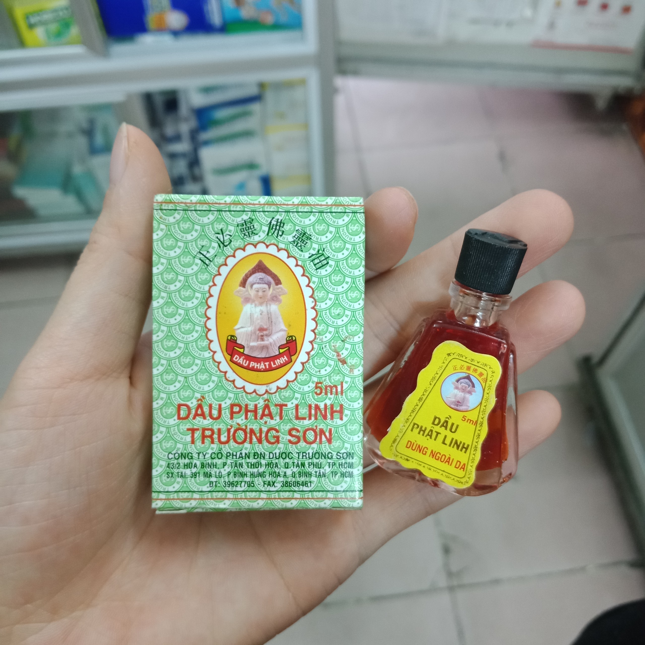 Dầu Phật Linh Trường sơn lọ 5ml