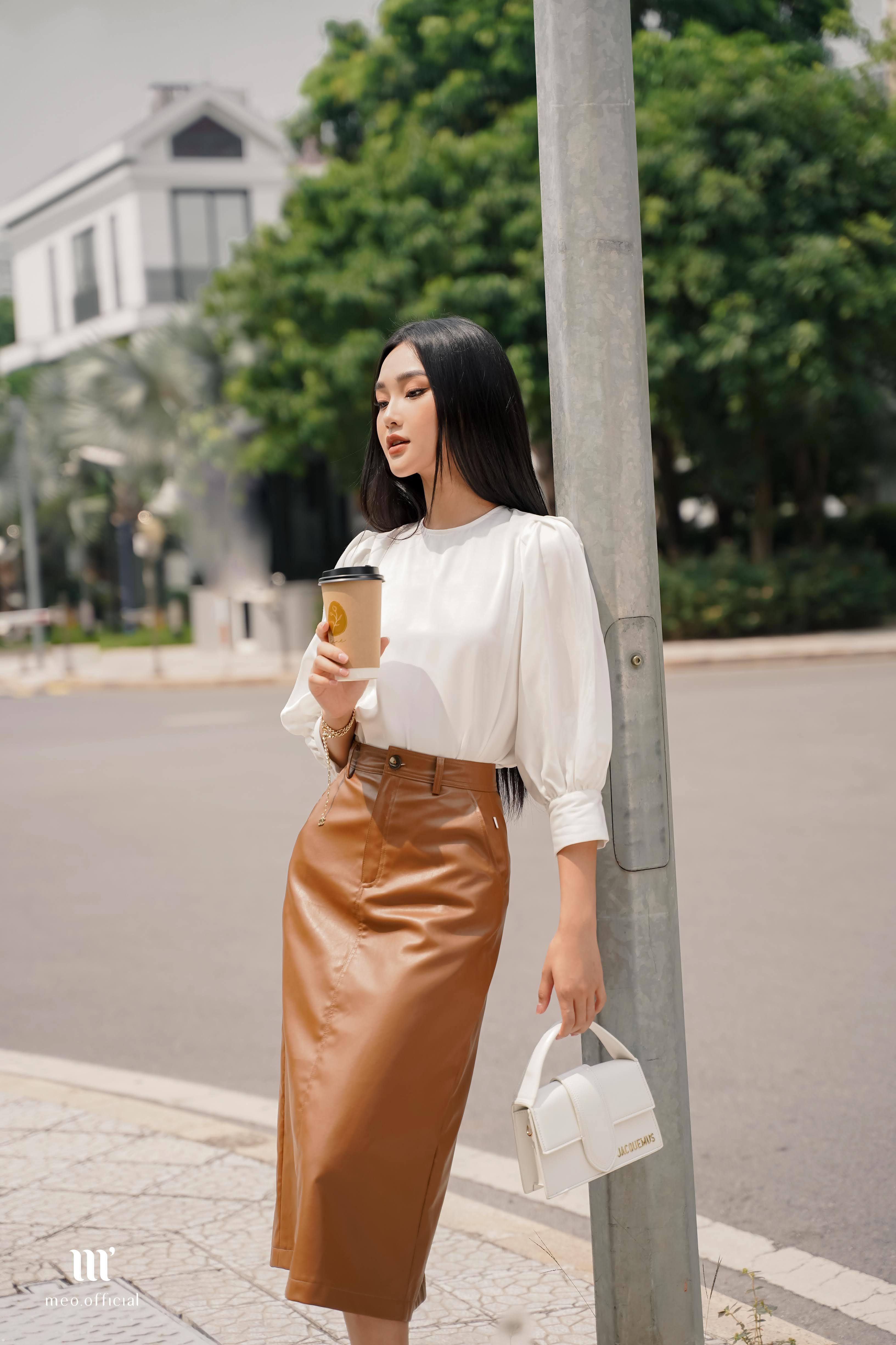 [Chỉ 10-12.10 Mua 2 giảm 6%, mua 3 giảm 9%] Chân váy nữ Méo shop dáng dài Lany