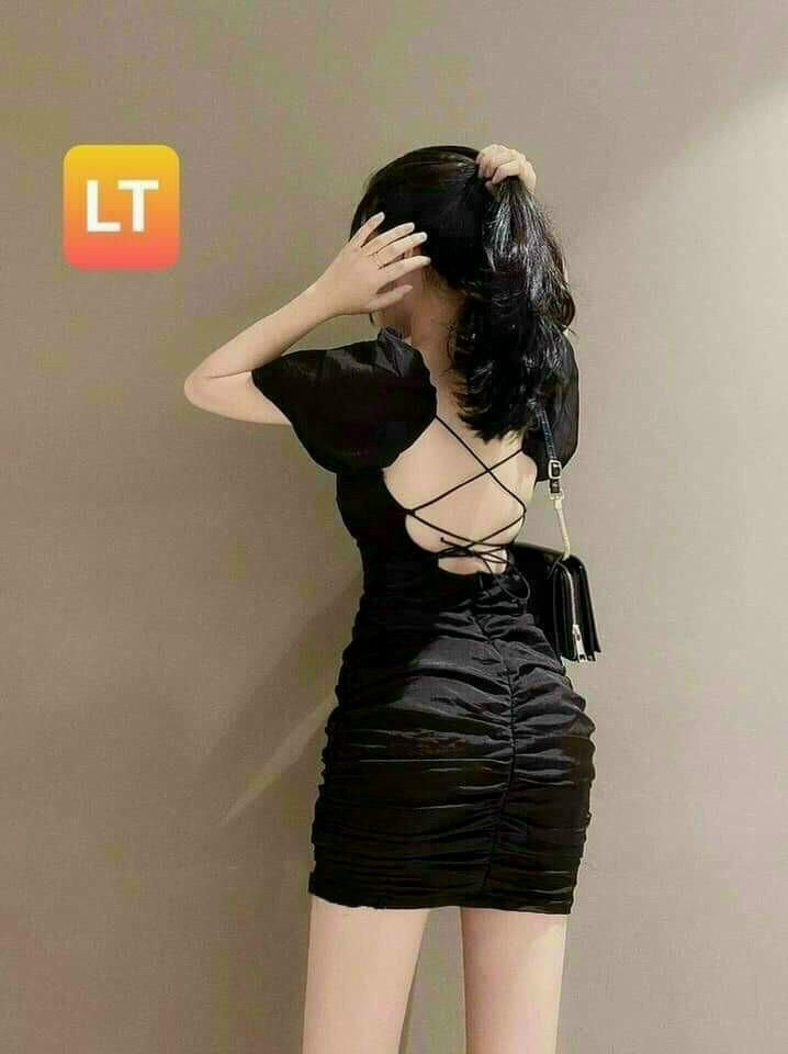 Đầm Body Cột Dây Sau Lưng
