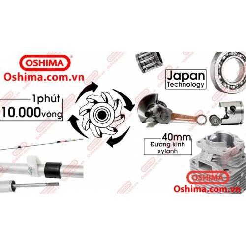 Máy cắt cỏ oshima 330 bạc