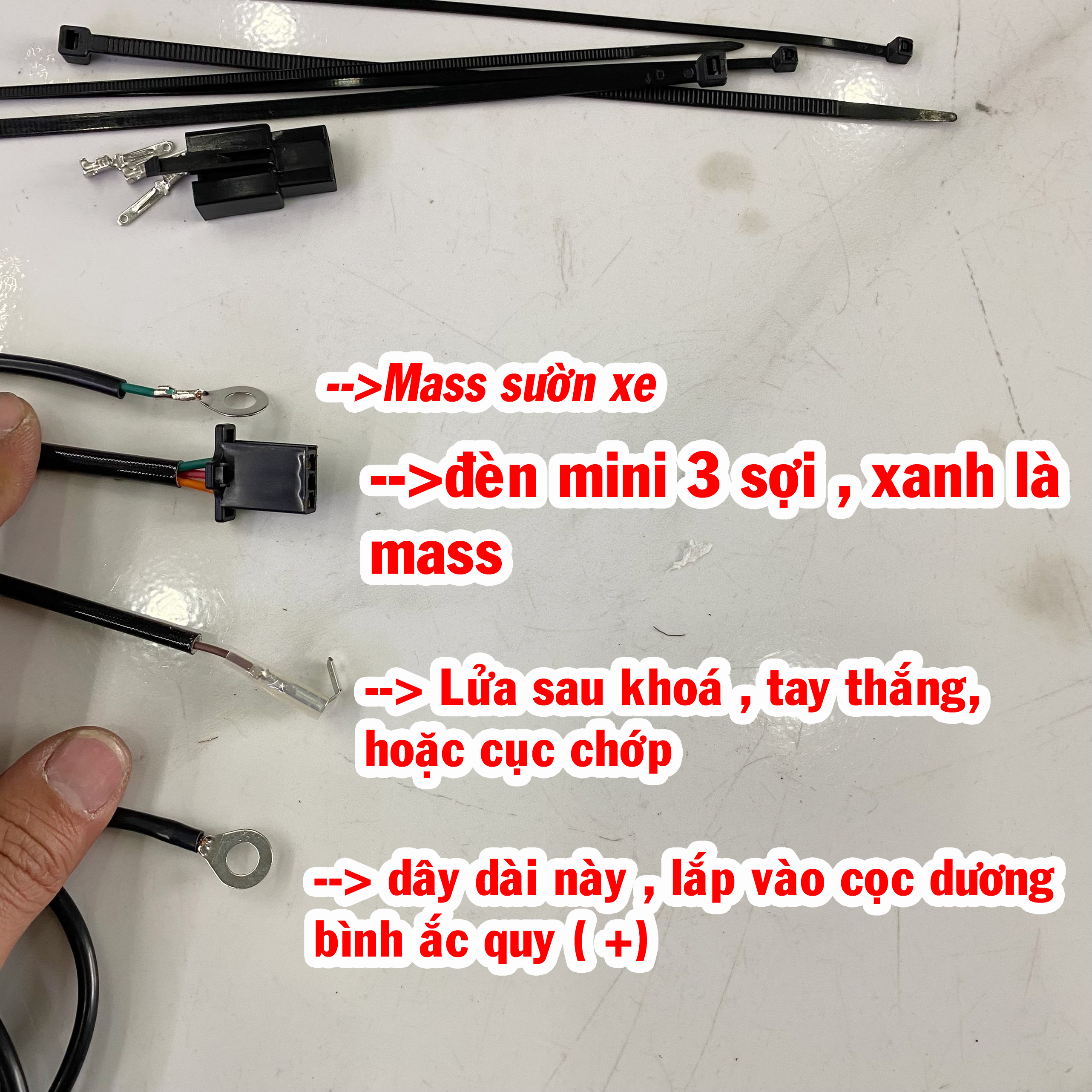Mạch Auto Passing 1 công tắc dành cho Đèn Trợ Sáng L4 , L4x