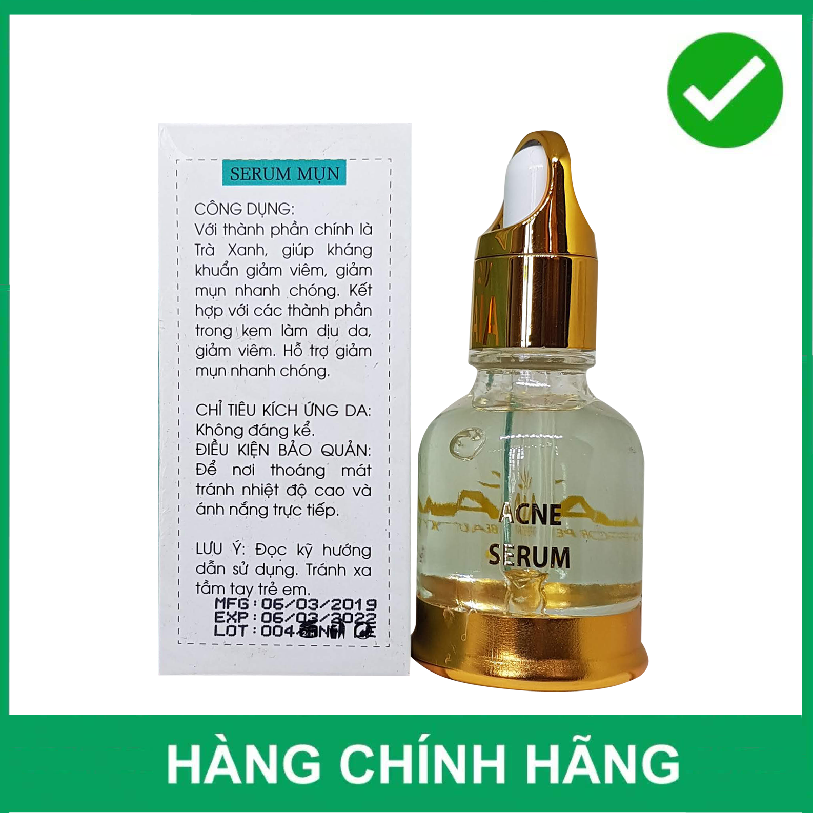 [HCM]SERUM MỤN AIA 30ML - MỸ PHẨM AIA