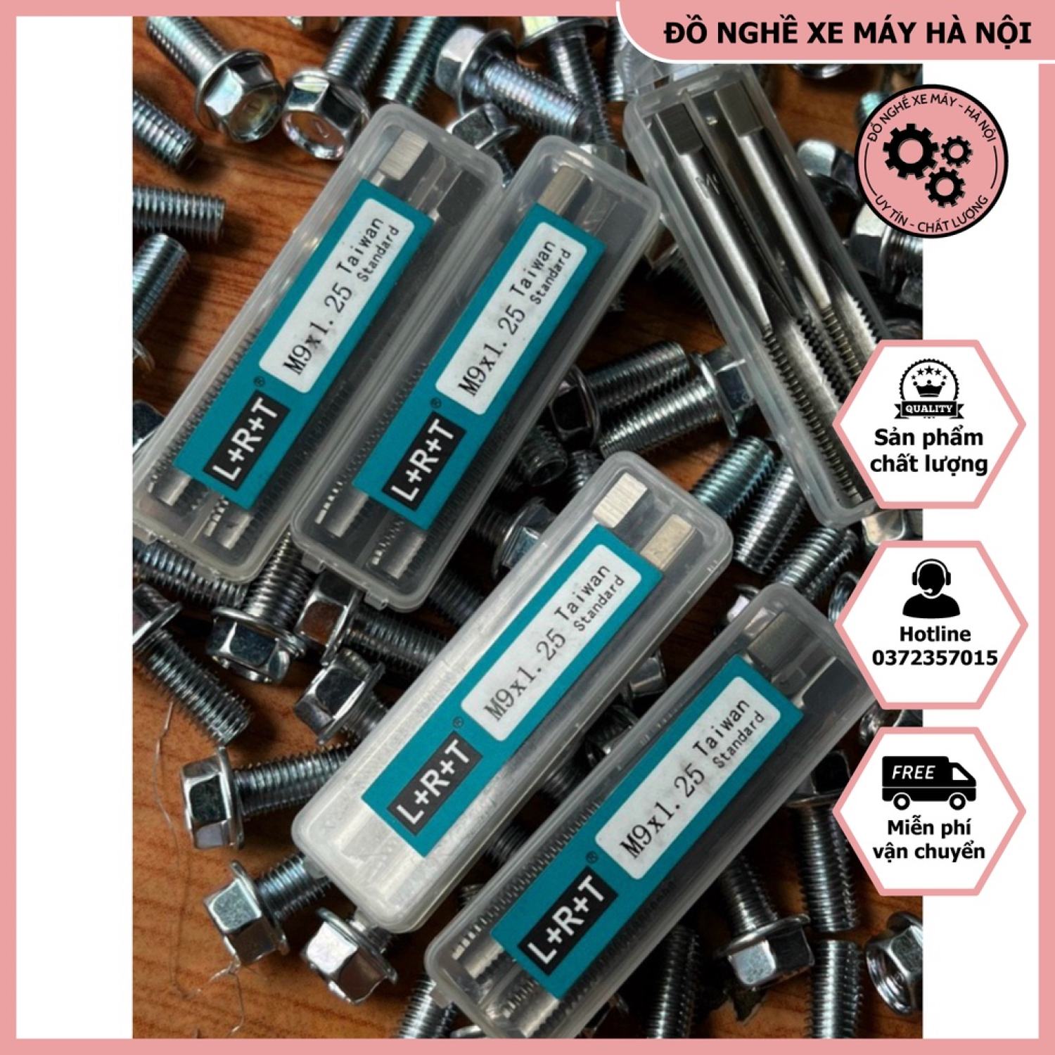 Ốc sịn 9li x 2,5cm bắt dàn chân (30 ốc 9)