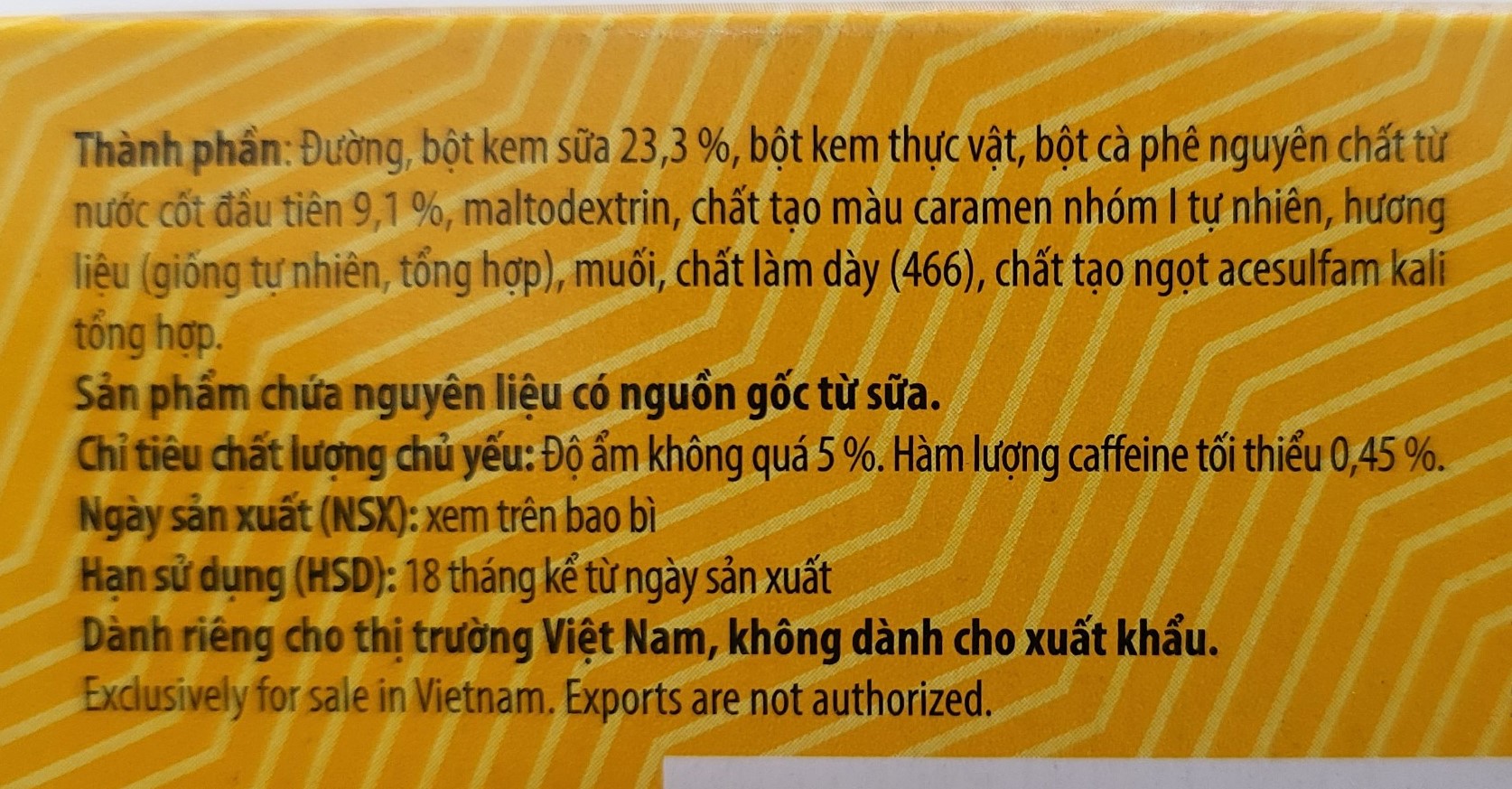 (hộp CHẤT 290g / VINACAFE 10 gói) SÀI GÒN CÀ PHÊ SỮA ĐÁ UỐNG LIỀN Milk Coffee Instant