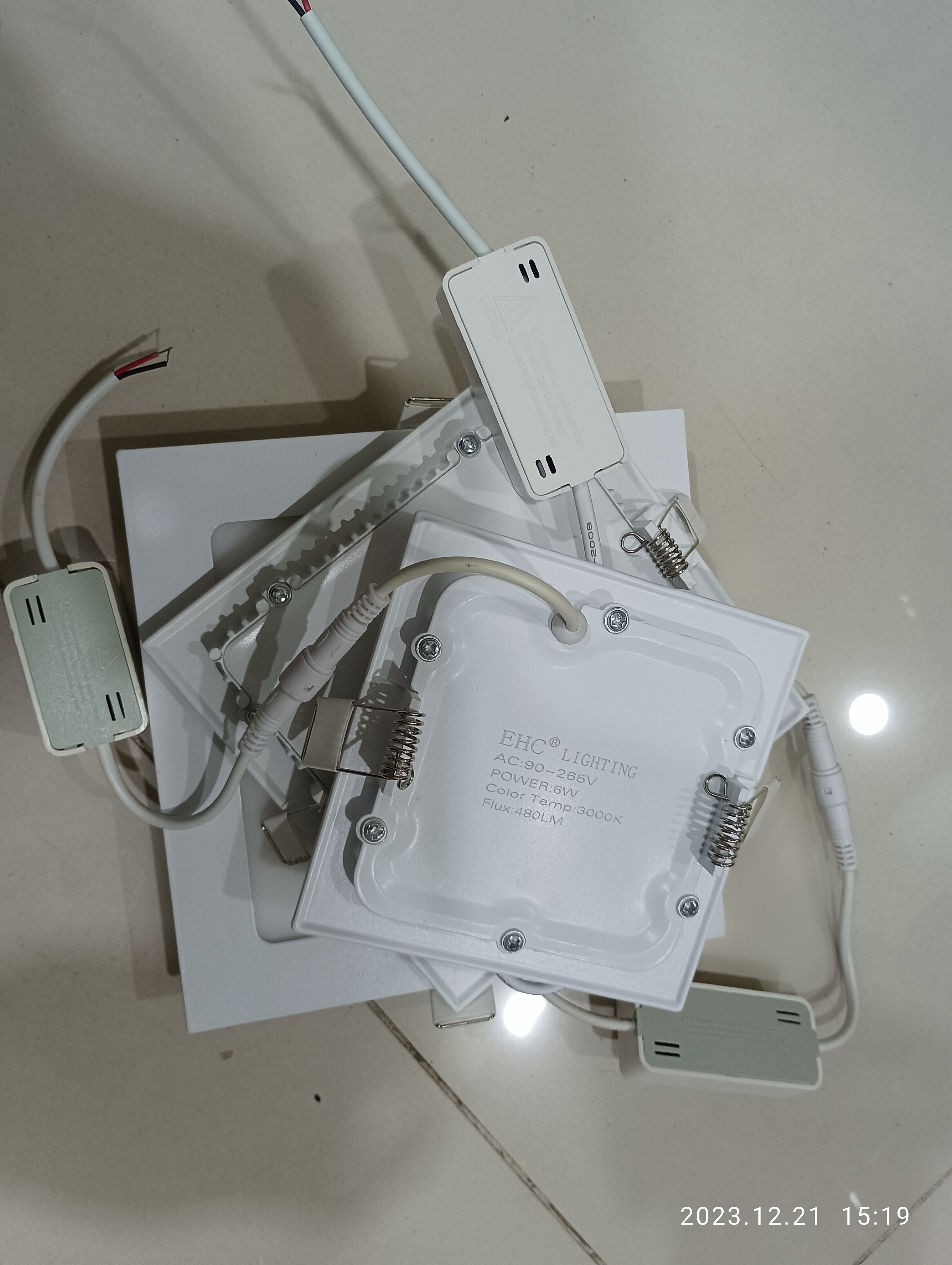 ĐÈN LED ÂM TRẦN HÌNH VUÔNG 6W 9W 12W
