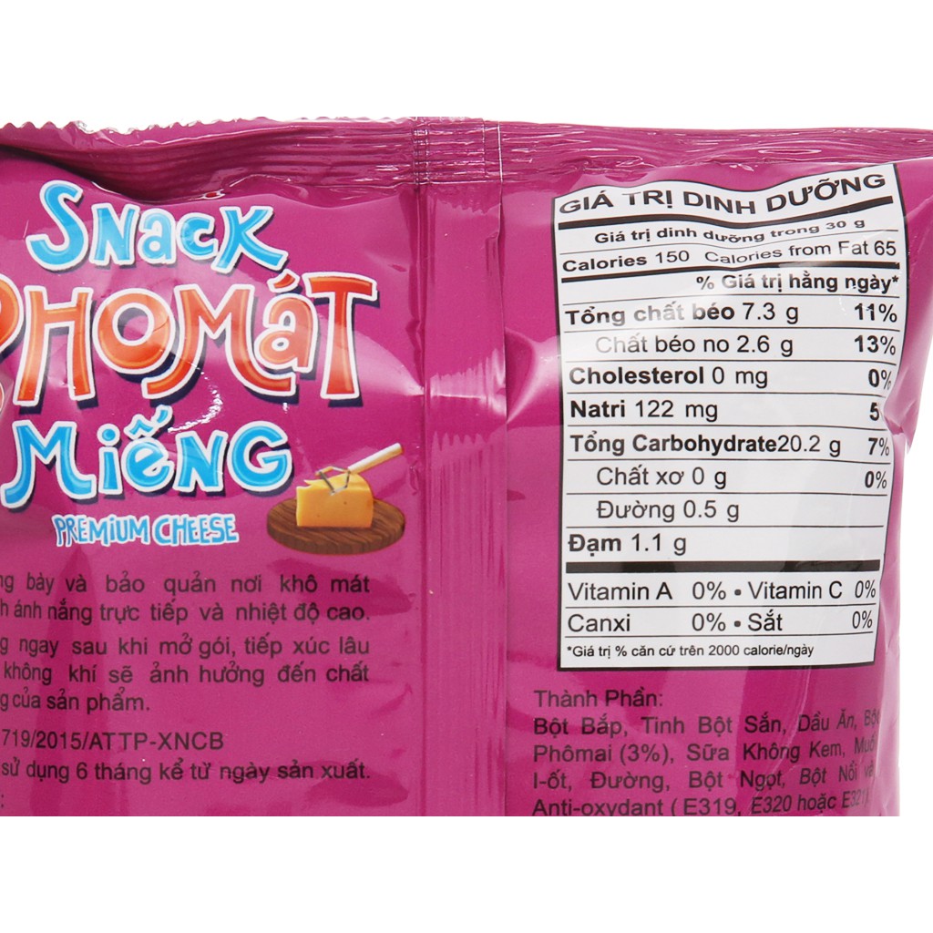 Snack Phomat Miếng Oishi 40g