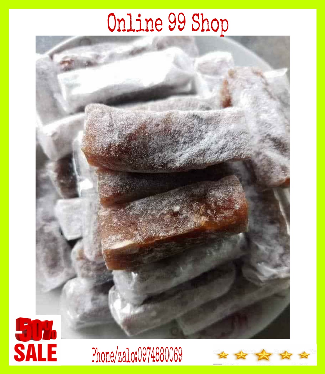 (FREESHIP) 1KG KẸO GỪNG DẺO PHẤN ( KẸO DA TRÂU) BẾN TRE- CHỢ BẾN TRE