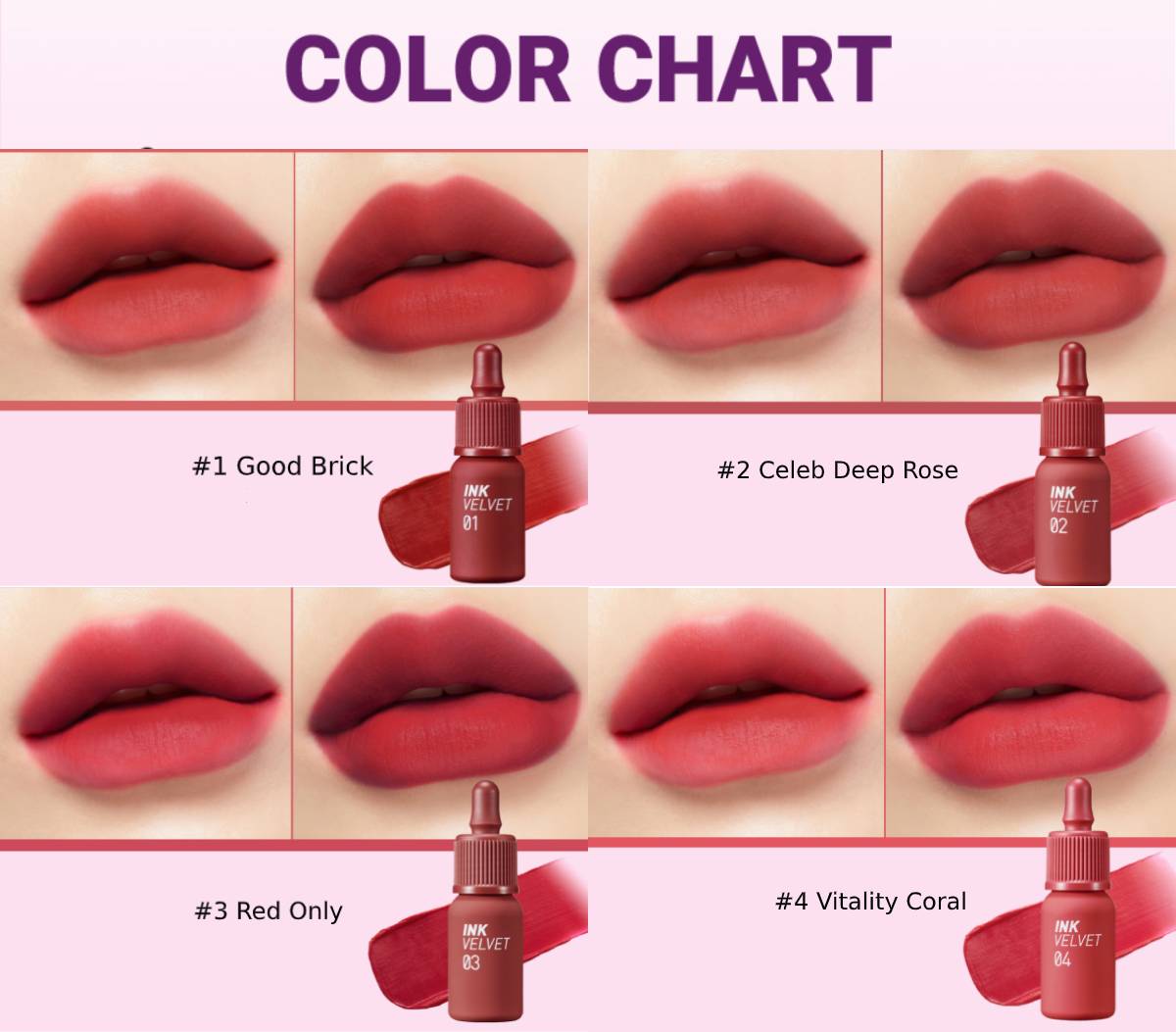 Son Nước Peripera Ink Velvet 4G