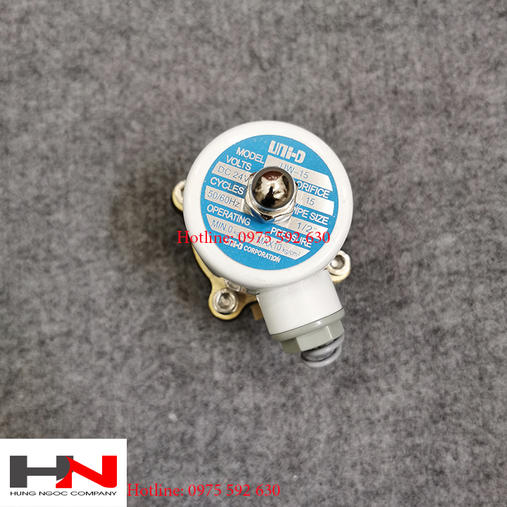 Van Điện Từ Thường Đóng Ren 21Mm 24V