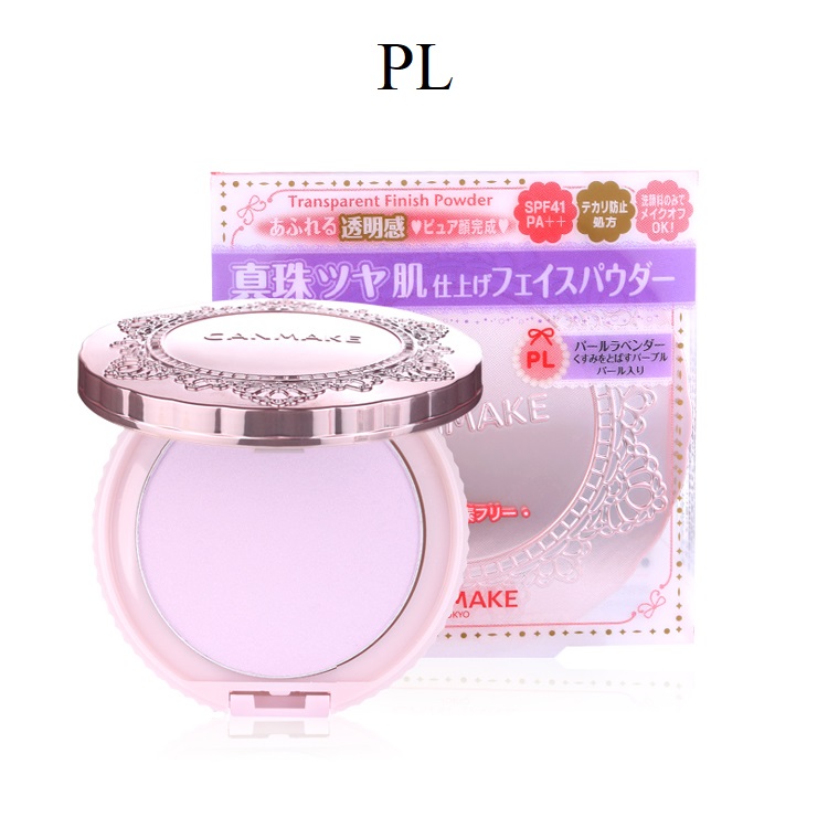 Phấn phủ Canmake Marshmallow Finish Powder và Canmake Transparent Finish Powder Nhật xịn, chống nắng cao và vừa, phấn má hồng, phấn trang điểm
