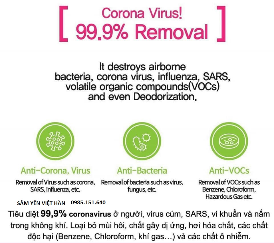 [HCM]MÁY DIỆT KHUẨN VIRUS