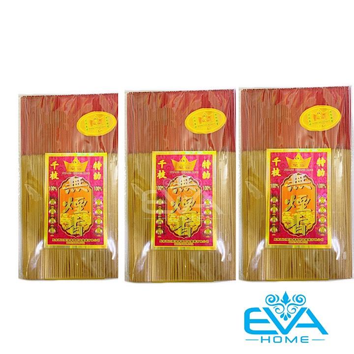 [HCM]Combo 3 Bó Nhang Thơm Cao Cấp Không Khói Ít Tàn Malay 20 Cm