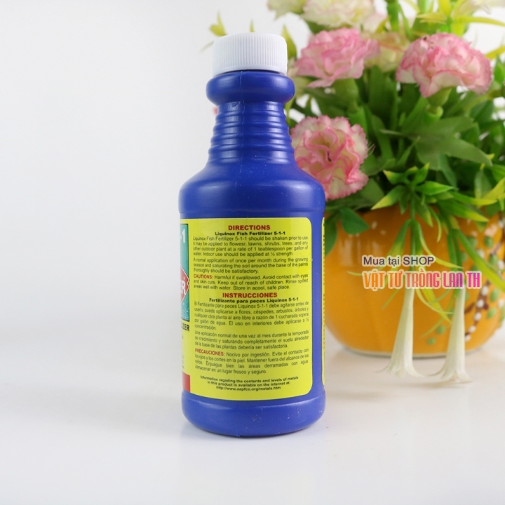 Phân đạm cá Fish Fertilizer Mỹ lọ 100ml