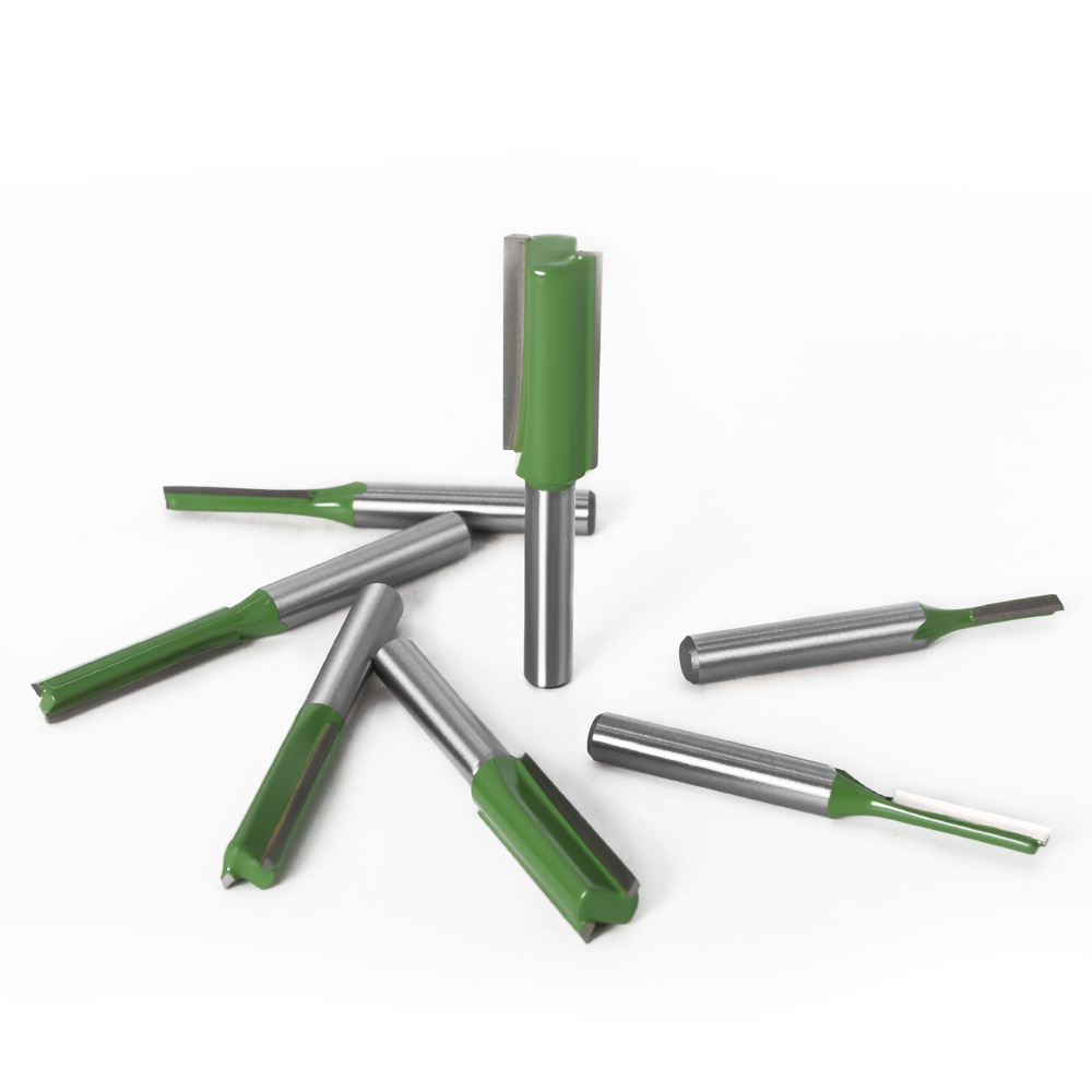 Mũi Phay Gỗ Thẳng 6mm và 1/4
