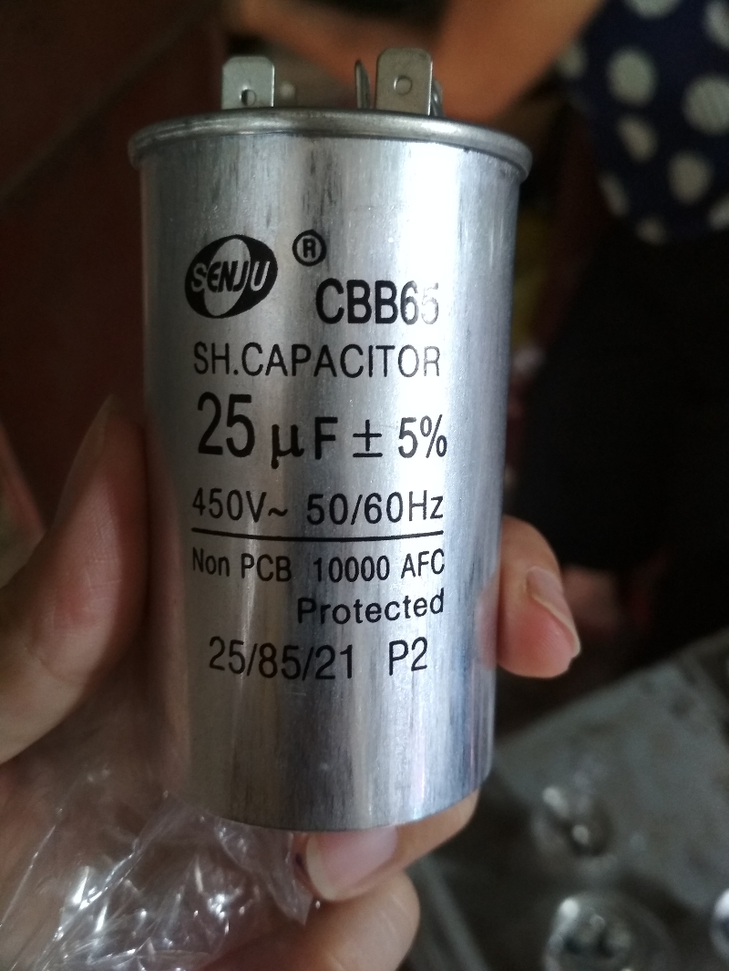 Tụ Đứng 25m - 450V