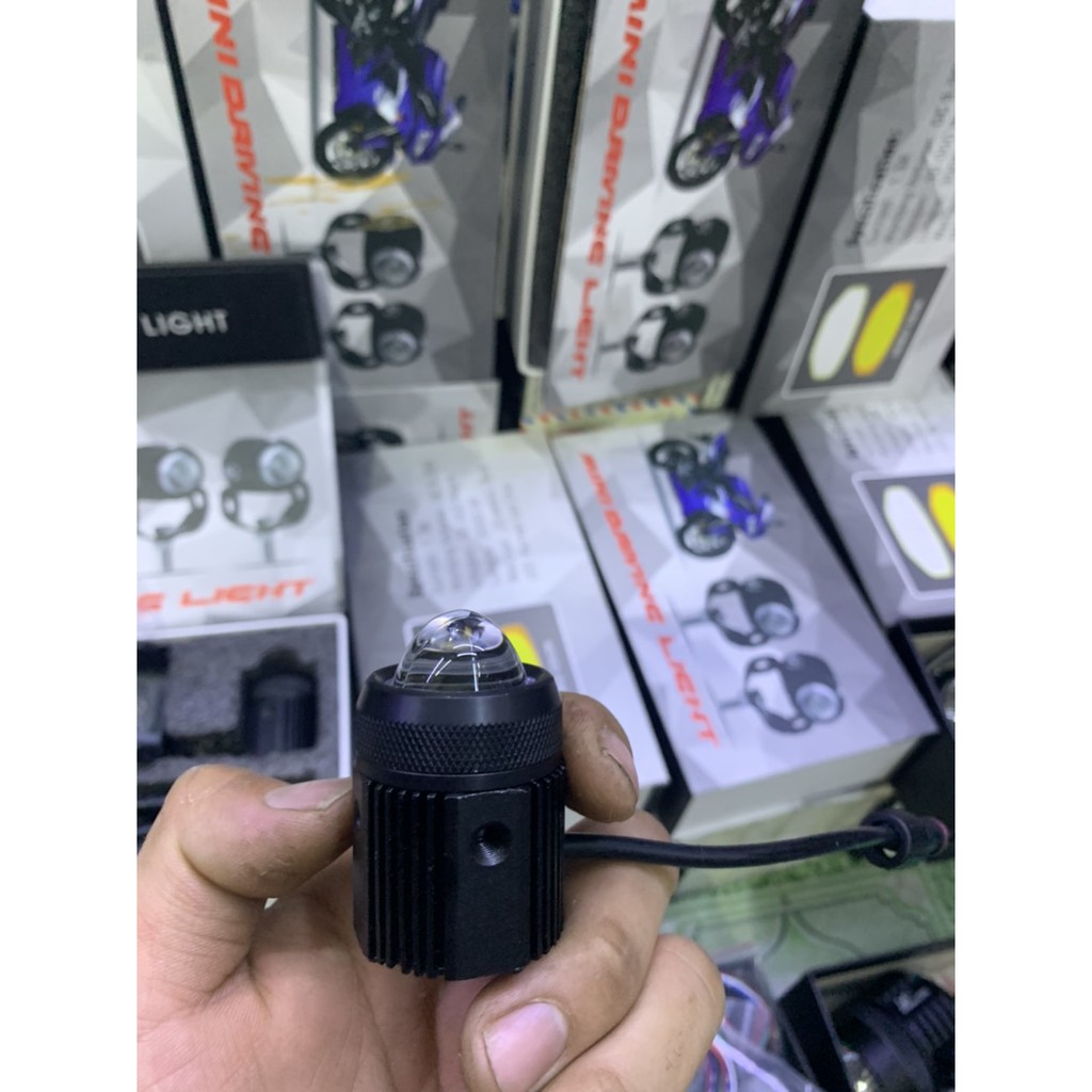 [HCM]Đèn Trợ Sáng Mini Cos Vàng Pha Trắng - 1 Cặp