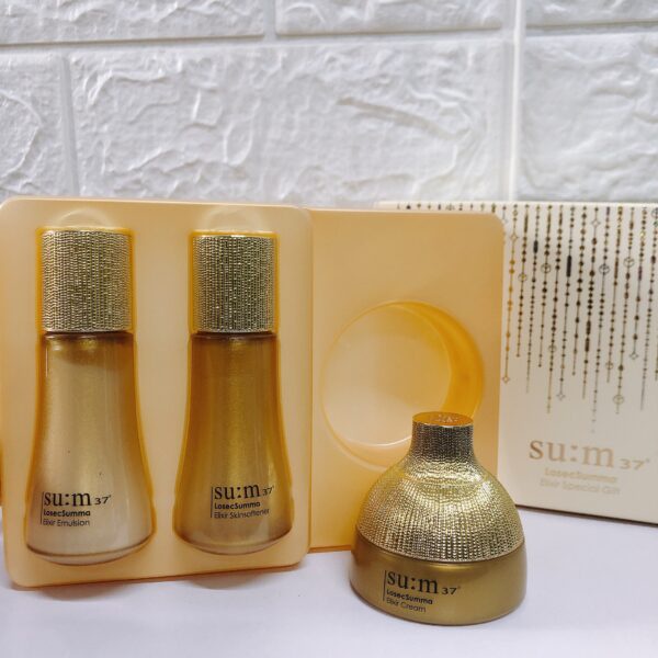Bộ dưỡng mini tái sinh da cao cấp Su:m37 Losec Summa Elixir Gift Set (5 sản phẩm)