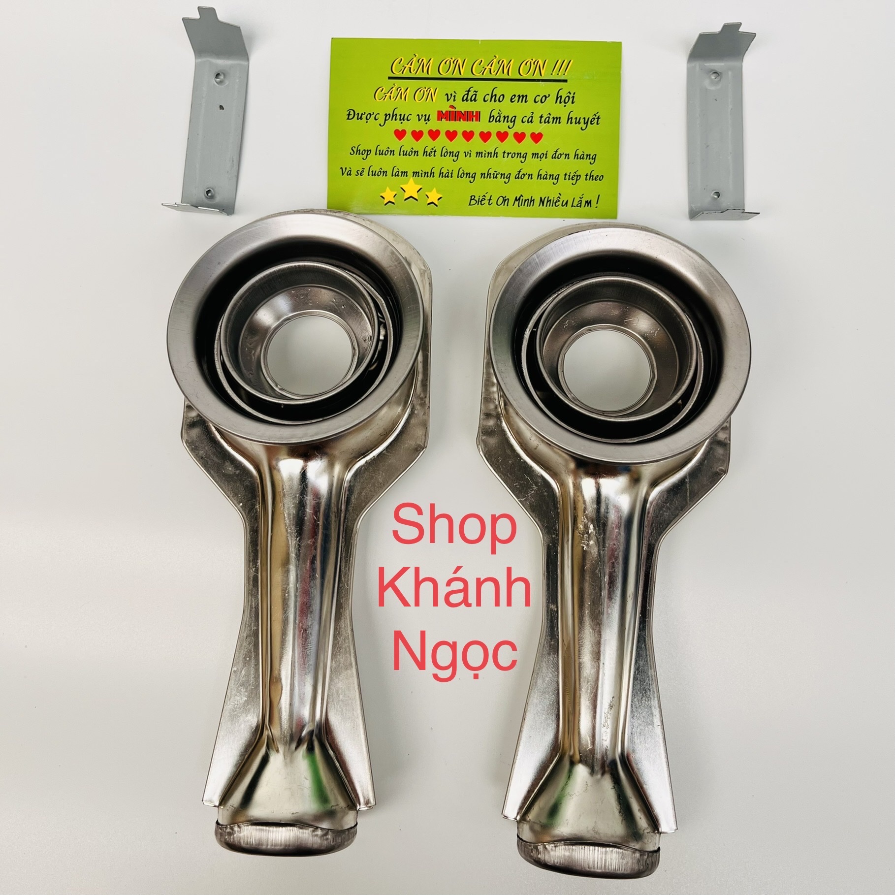 Components of gas stove, copper lotus three-piece gas stove double, single universal KT 19,5cm