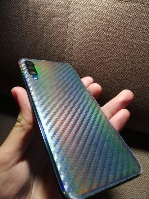[HCM]Combo cường lực dẻo Samsung A50 2 miếng dán camera và  2 decal carbon