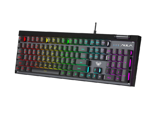 BÀN PHÍM CƠ F3020 GAMING ĐÈN LED USB MÀU ĐEN