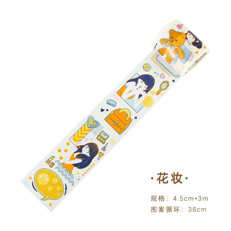 [HCM]Washi tape cô gái đáng yêu (Hàng có sẵn)