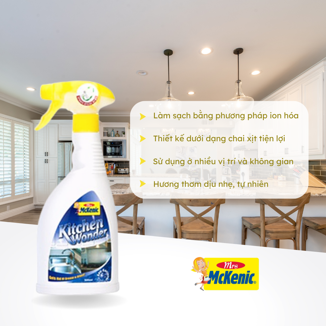 Nước lau bếp McKenic 500ml