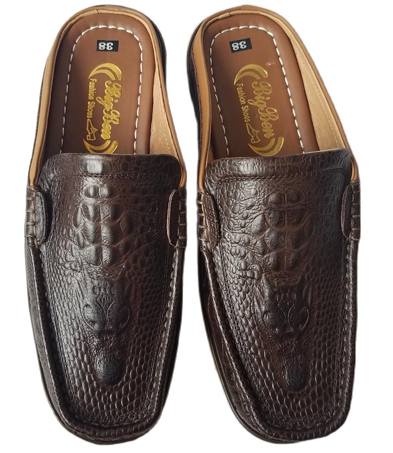 Giày Sục Nam BIGBEN Da Bò Cao Cấp DN210