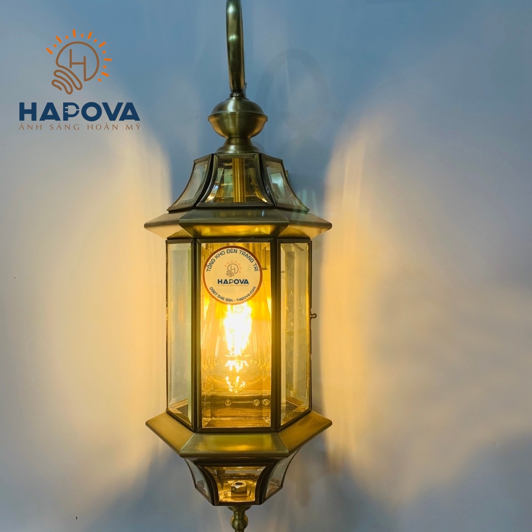 Wall mounted lamp, wall lamp high-grade copper hapova DGT 1001 + Gift Edison bulb