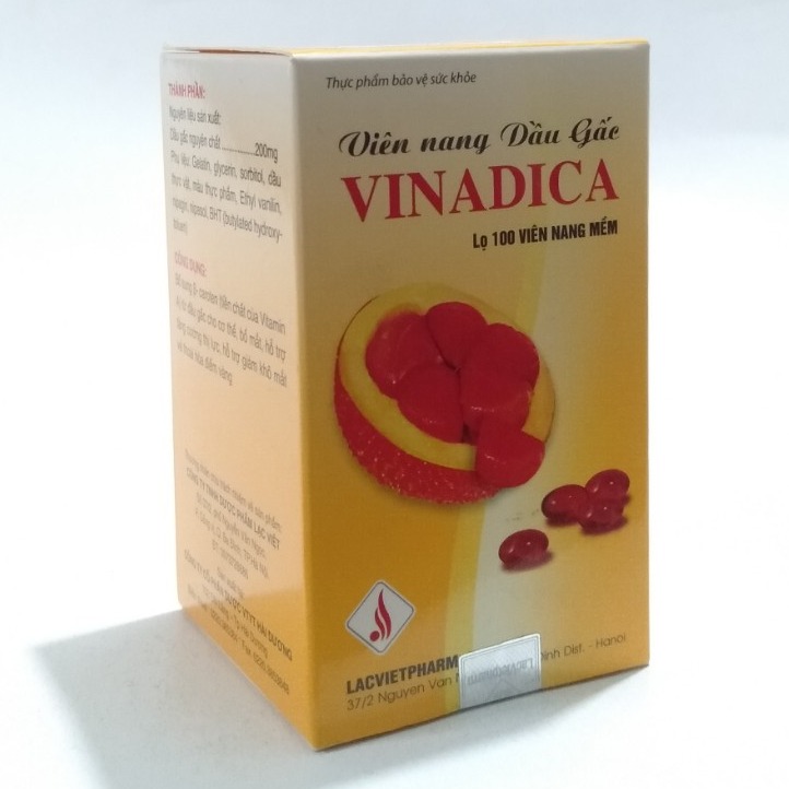 Dầu gấc bổ mắt DHA Vinadia cho đôi mắt sáng khỏe