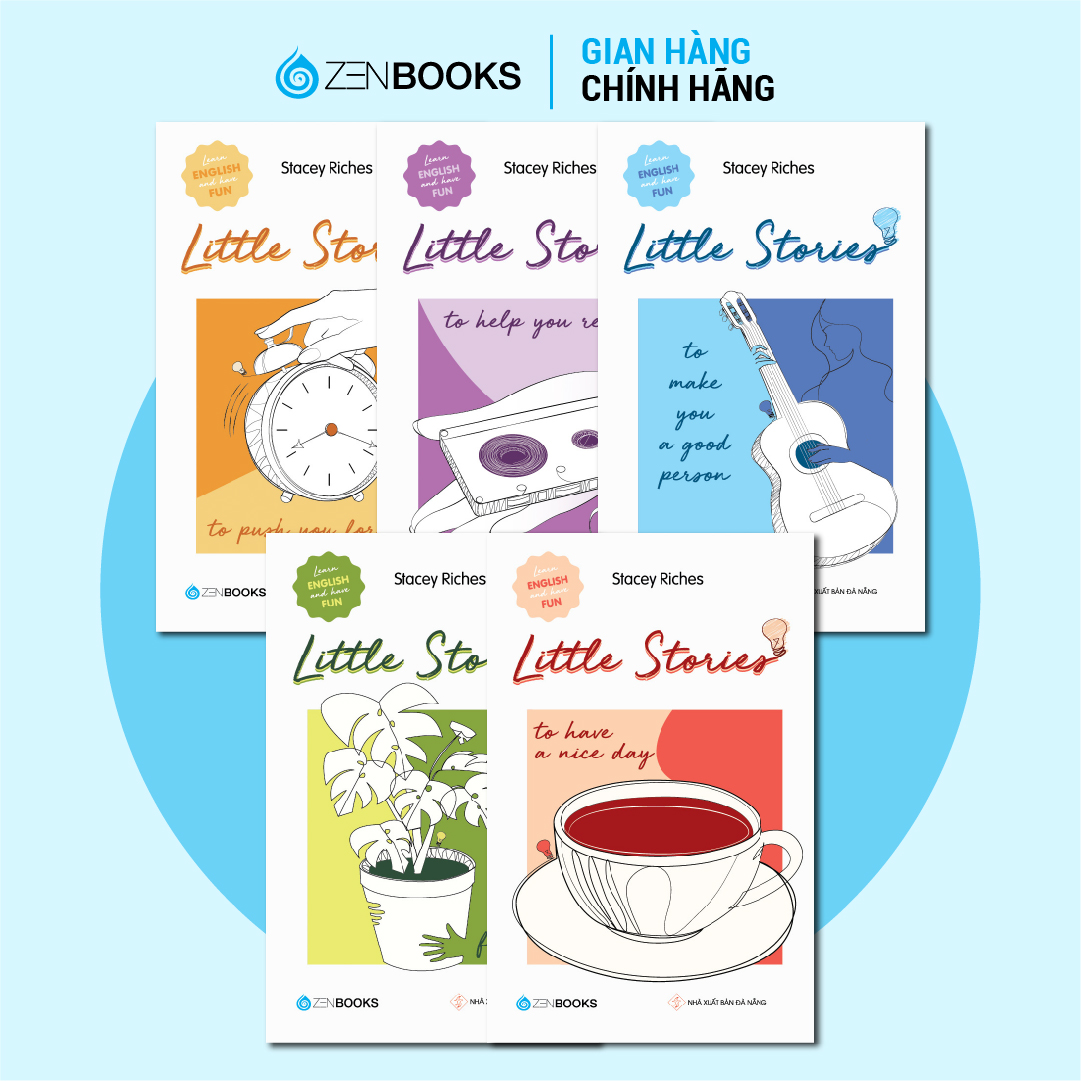 Sách - Bộ Little Stories 5 Cuốn (Nice day, Good Person, Relax, Forward, Friends) (Combo 1)