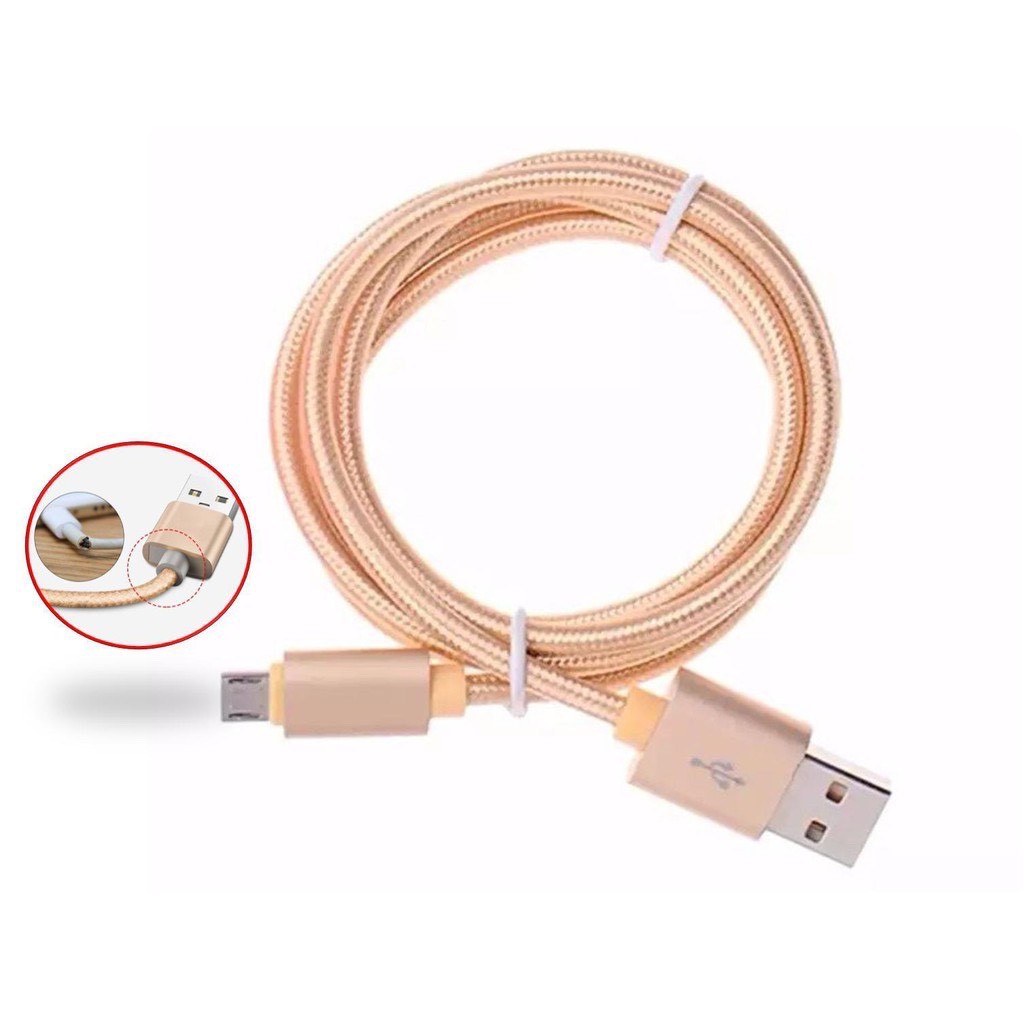 cap sạc 3 mét bọc dù cho iphone- chống gãy