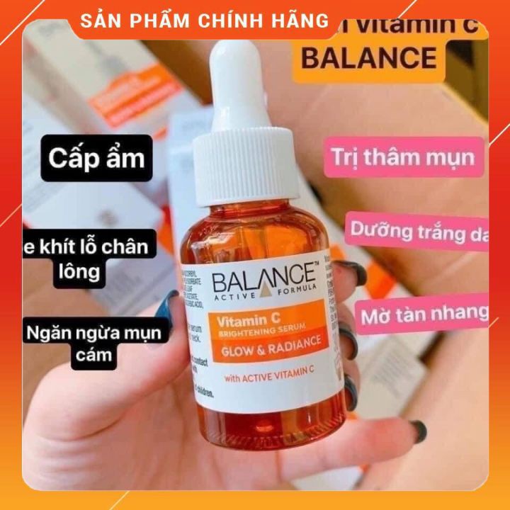 Serum Vitamin C Balance Dưỡng Sáng Da Mờ Thâm Active Formula 30ml