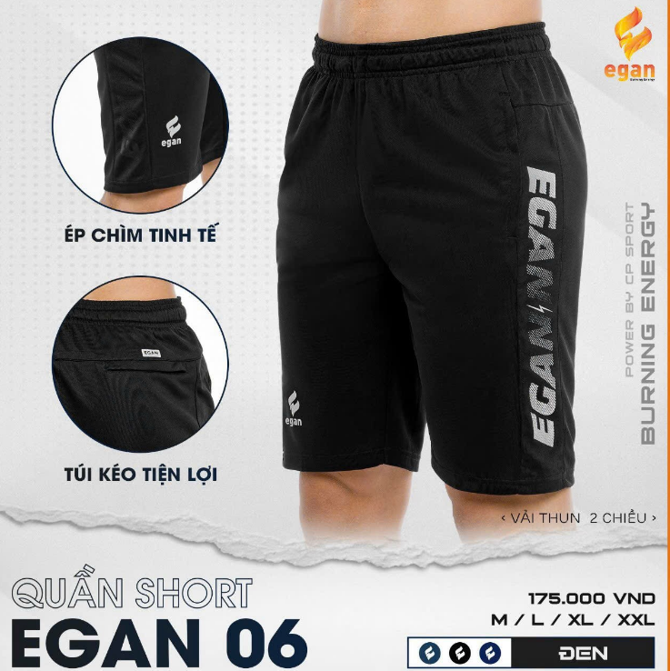 Quần Short Thể thao Egan 06 ( co giãn 4 chiều )