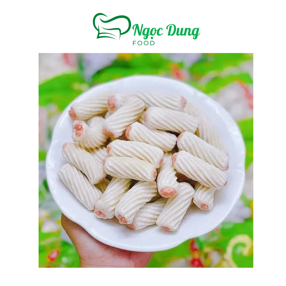 Chả mực xoắn ốc gói 500gr (giao tphcm)