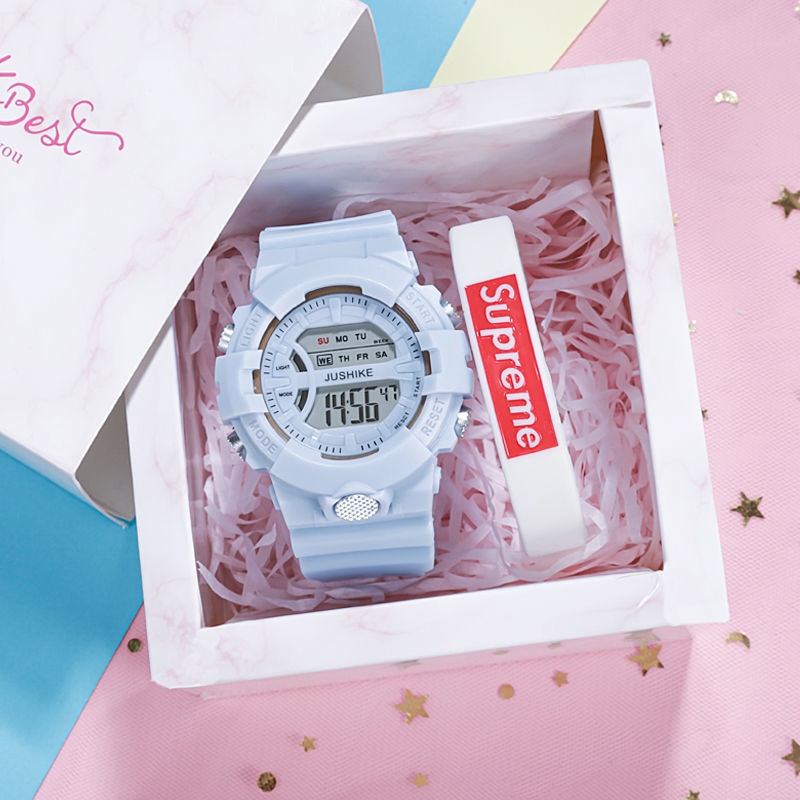 Unicorn contracted girl luminous male waterproof watch female students
