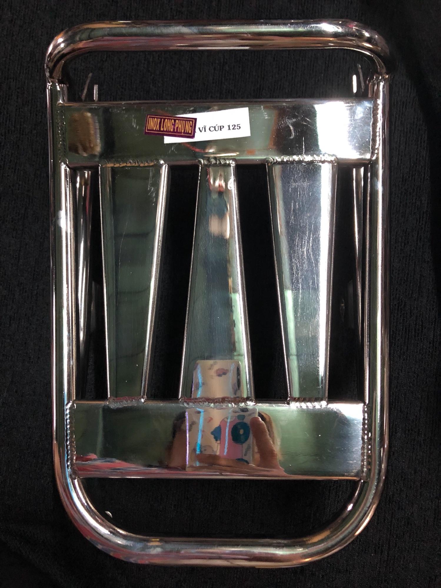 Vĩ yên cub 125 mới inox 304 đặc biệt dày