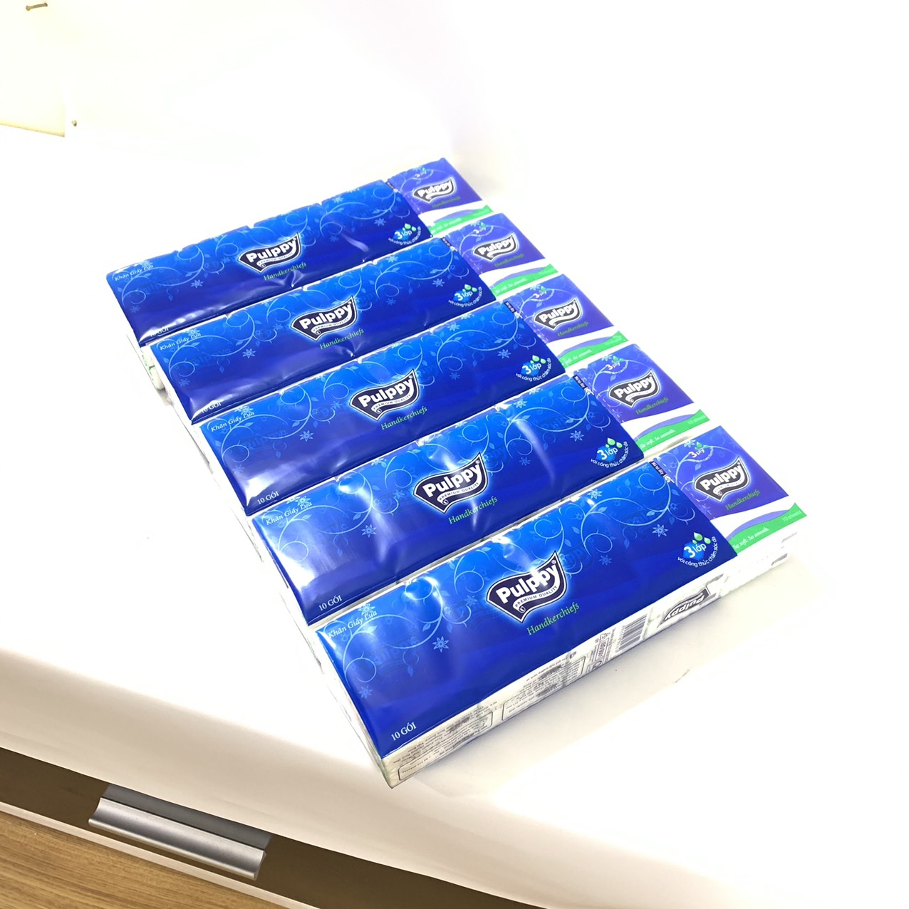 [LOẠI 1] LỐC 10 GÓI PULPPY BỎ TÚI - KHĂN GIẤY LỤA PULPPY
