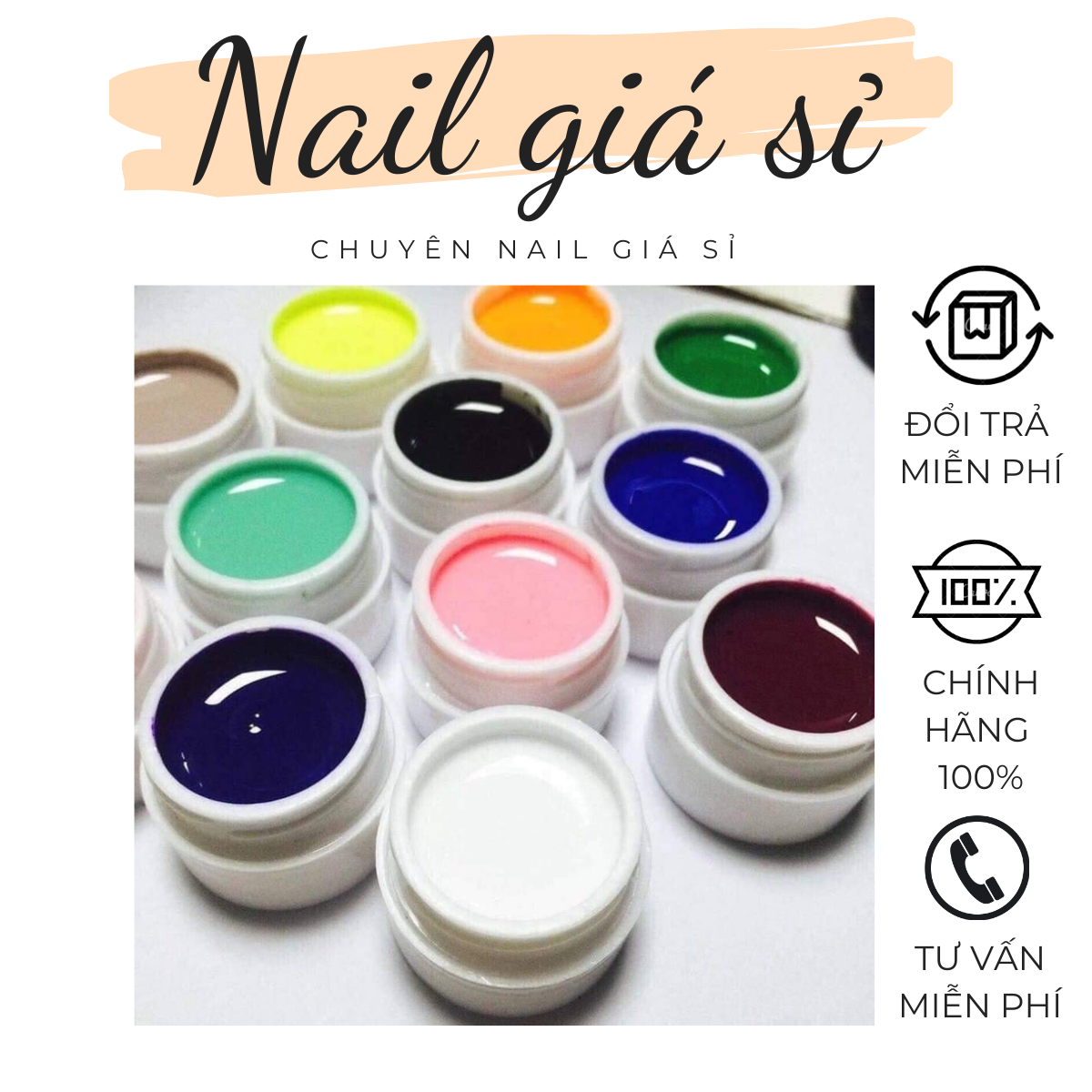 [HCM]Set Gel Vẽ Chuyên Dụng 12 Hũ (set 12 màu)