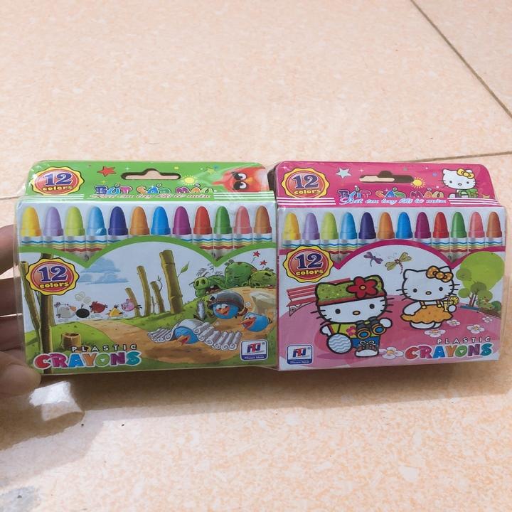 Sáp 12 màu Combo 10 Hộp