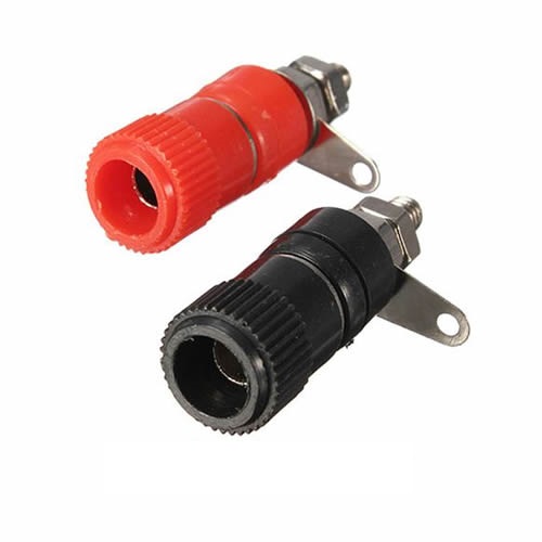 Bộ 2 Trạm Cọc Loa Vặn (Đen - Đỏ)