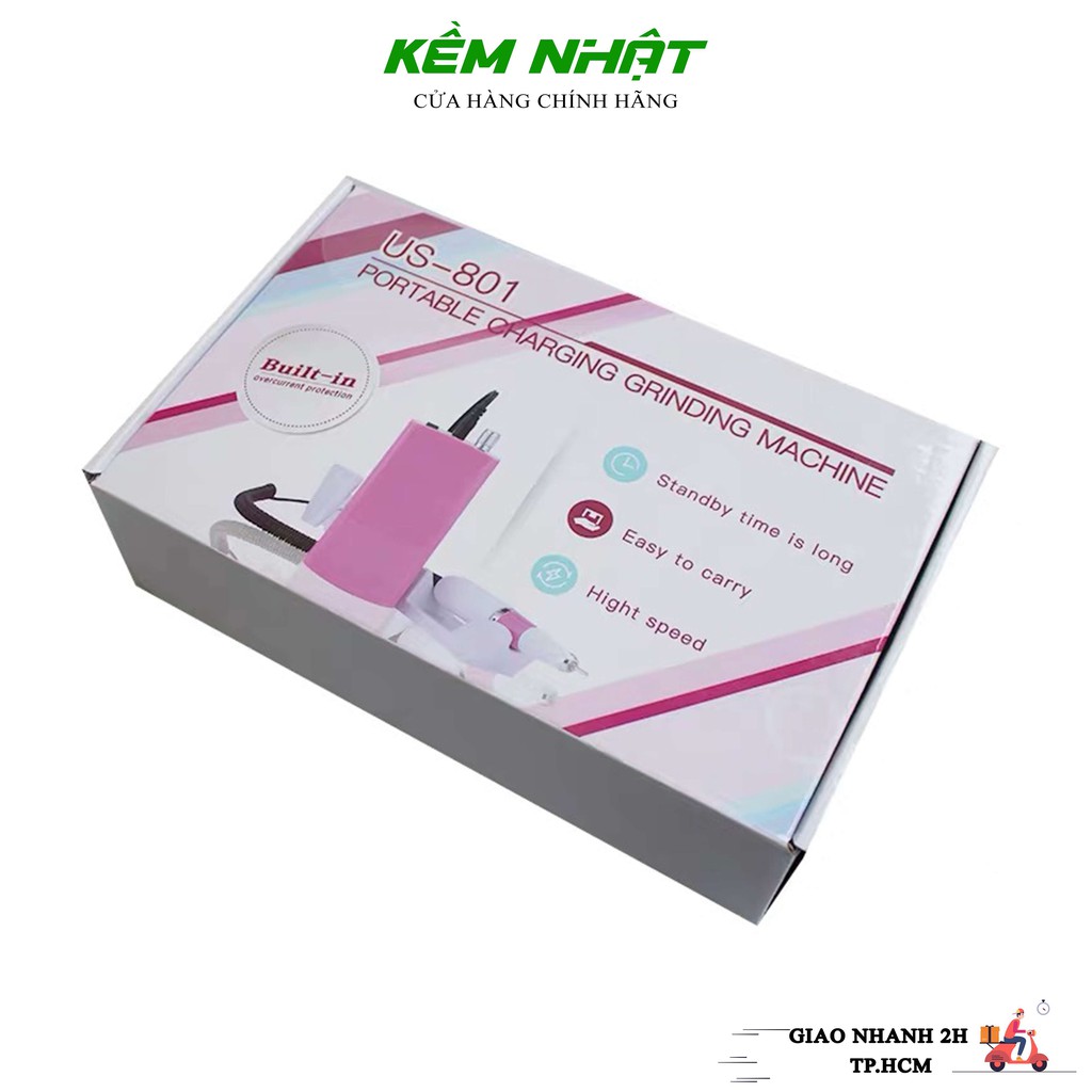 [HCM]Máy Mài Nail Tích Điện US801