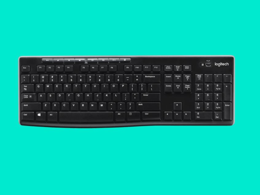 Bàn phím không dây LOGITECH WIRELESS K270 (Đen) Chính Hãng