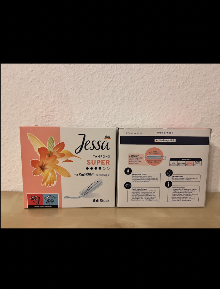 [HÀNG NỘI ĐỊA ĐỨC] - Băng vệ sinh dạng nút (Tampons) Jessa
