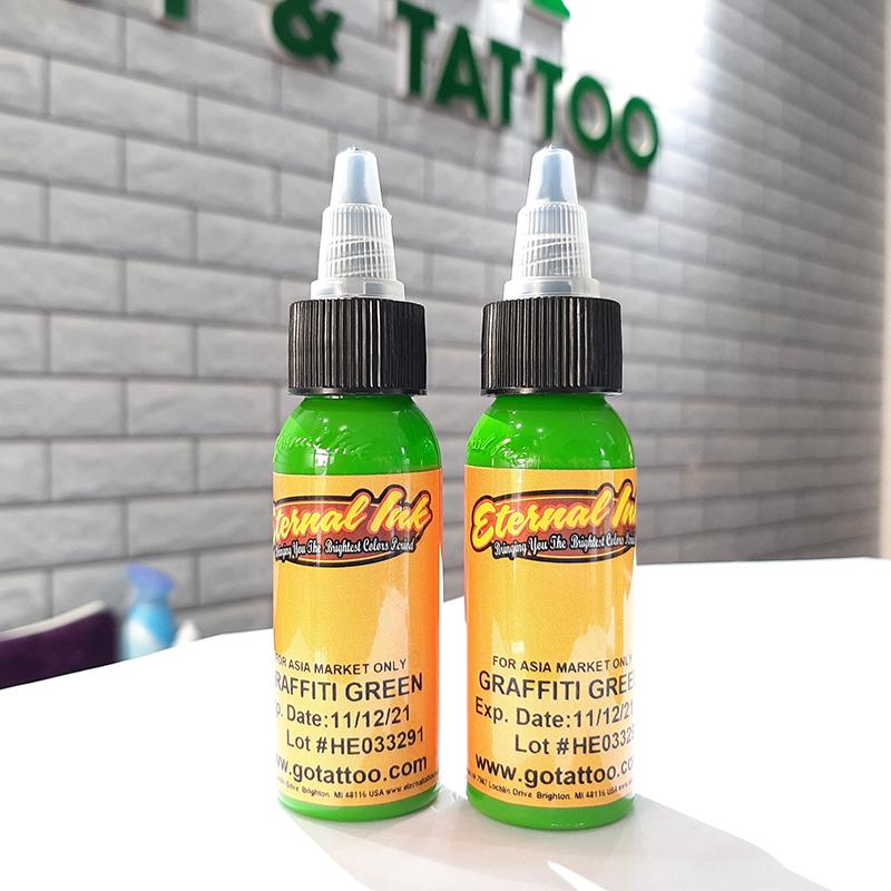 MỰC XĂM HÌNH ENTERNAL INK GRAFFITI GREEN 30ML