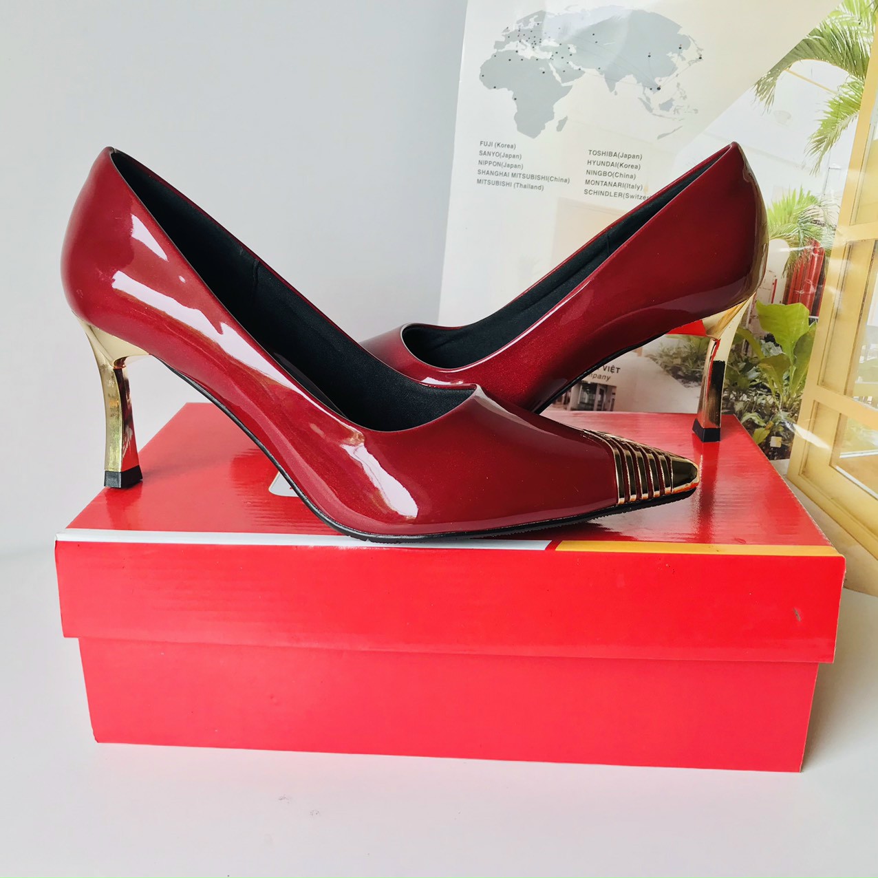 Giày cao gót  đi tiệc 7cm Rose RS137