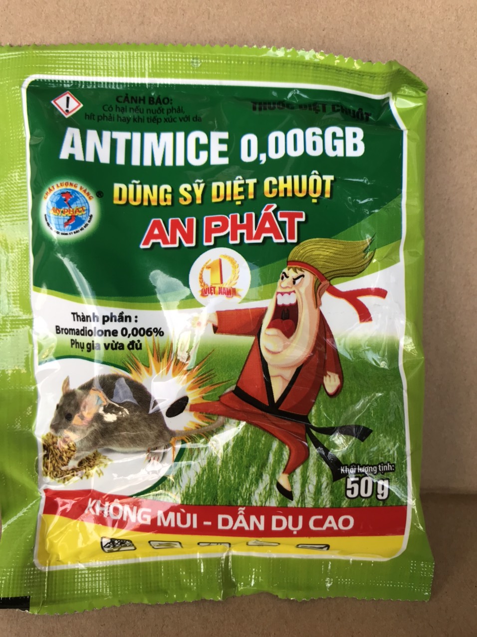 Bả thóc diệt chuột  2 gói 50gam