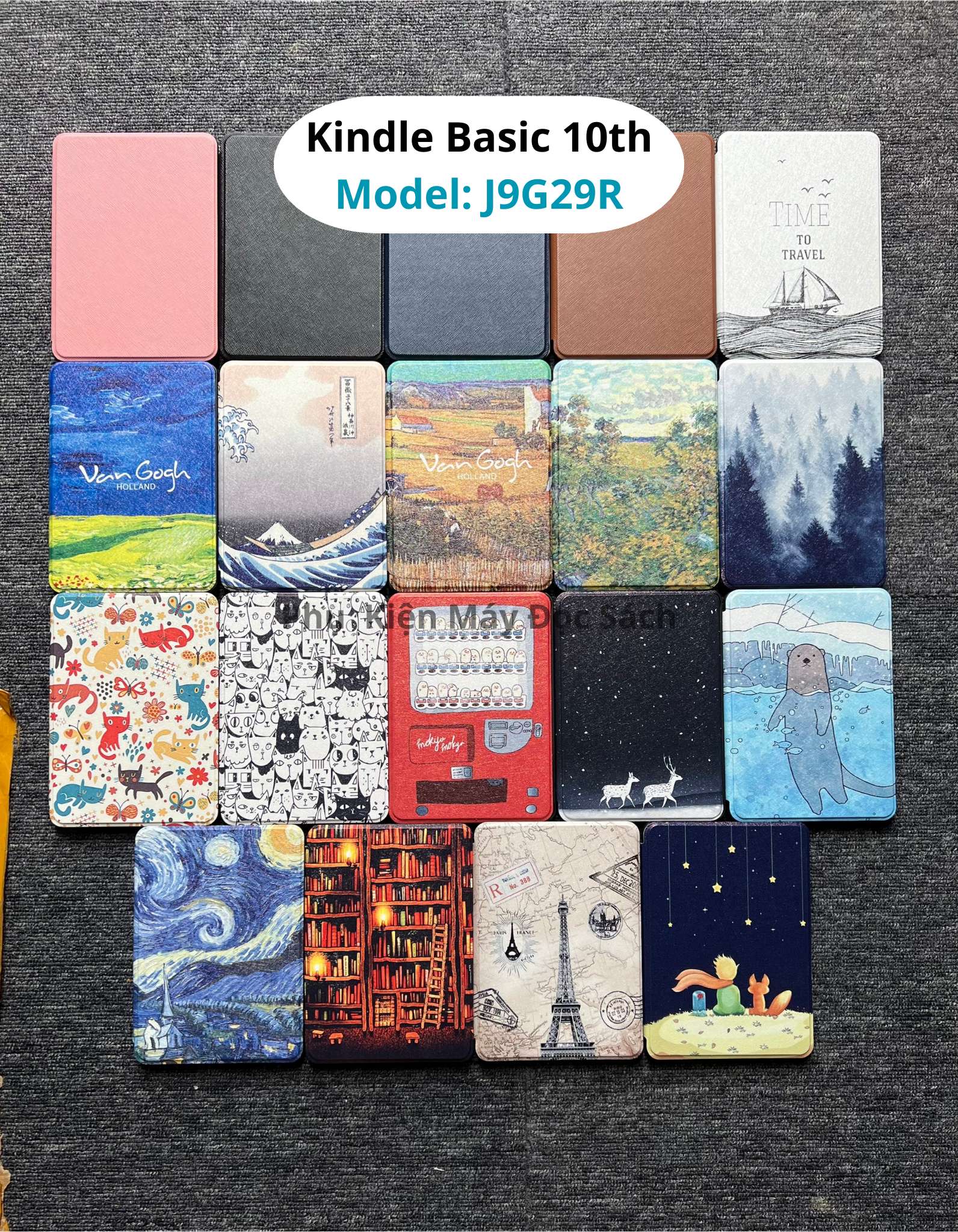 Bao Da Cover Kindle J9G29R, Case Máy Đọc Sách Kindle Basic 2019-2020